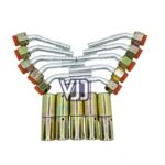 10 #6 45 Degree Aluminum + 10 #6 Ferrules Bundle